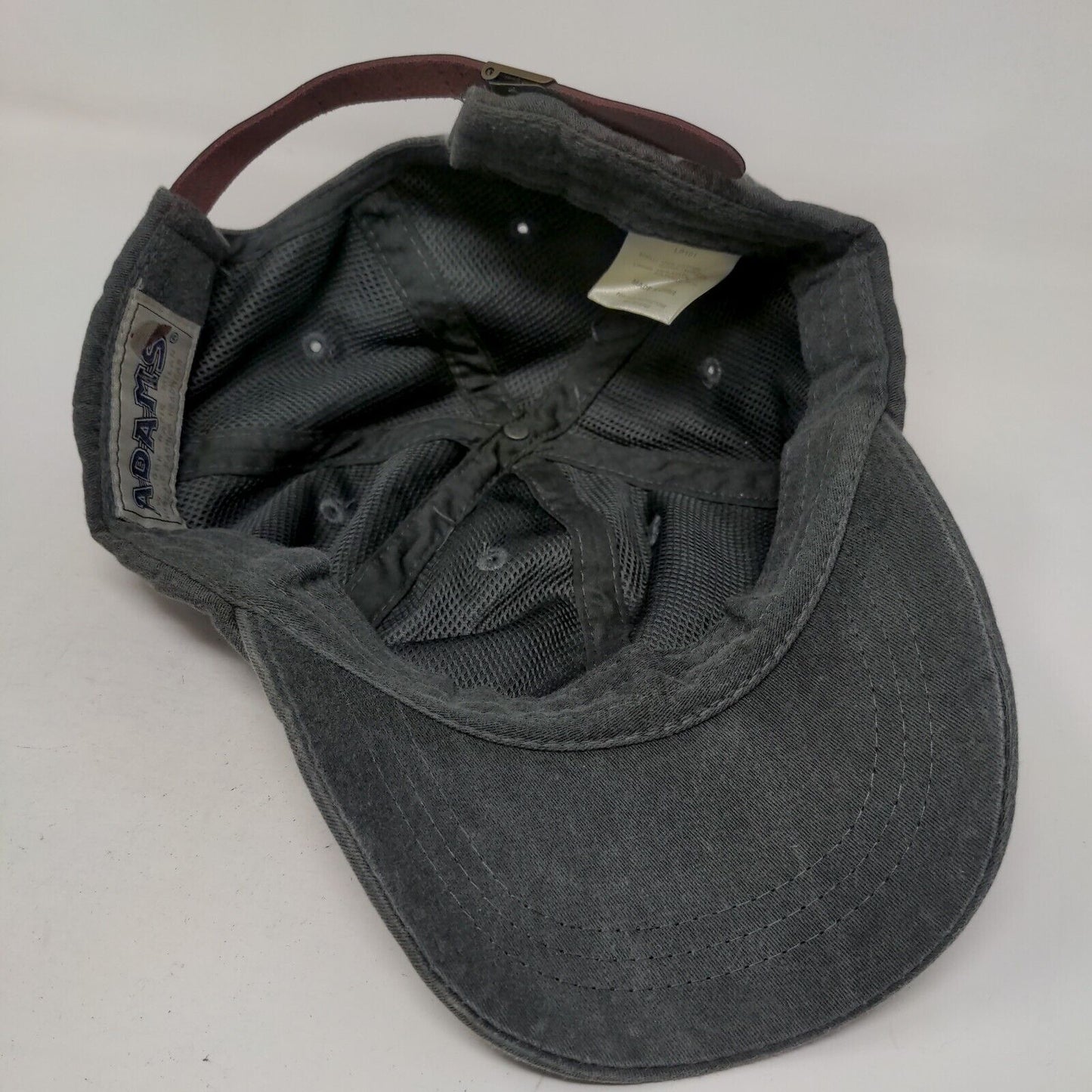 Up Beat Entertainment Slideback Hat Gray One Size Adjustable Vented Holes Adams