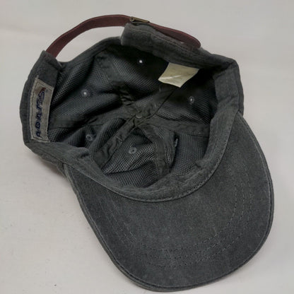 Up Beat Entertainment Slideback Hat Gray One Size Adjustable Vented Holes Adams