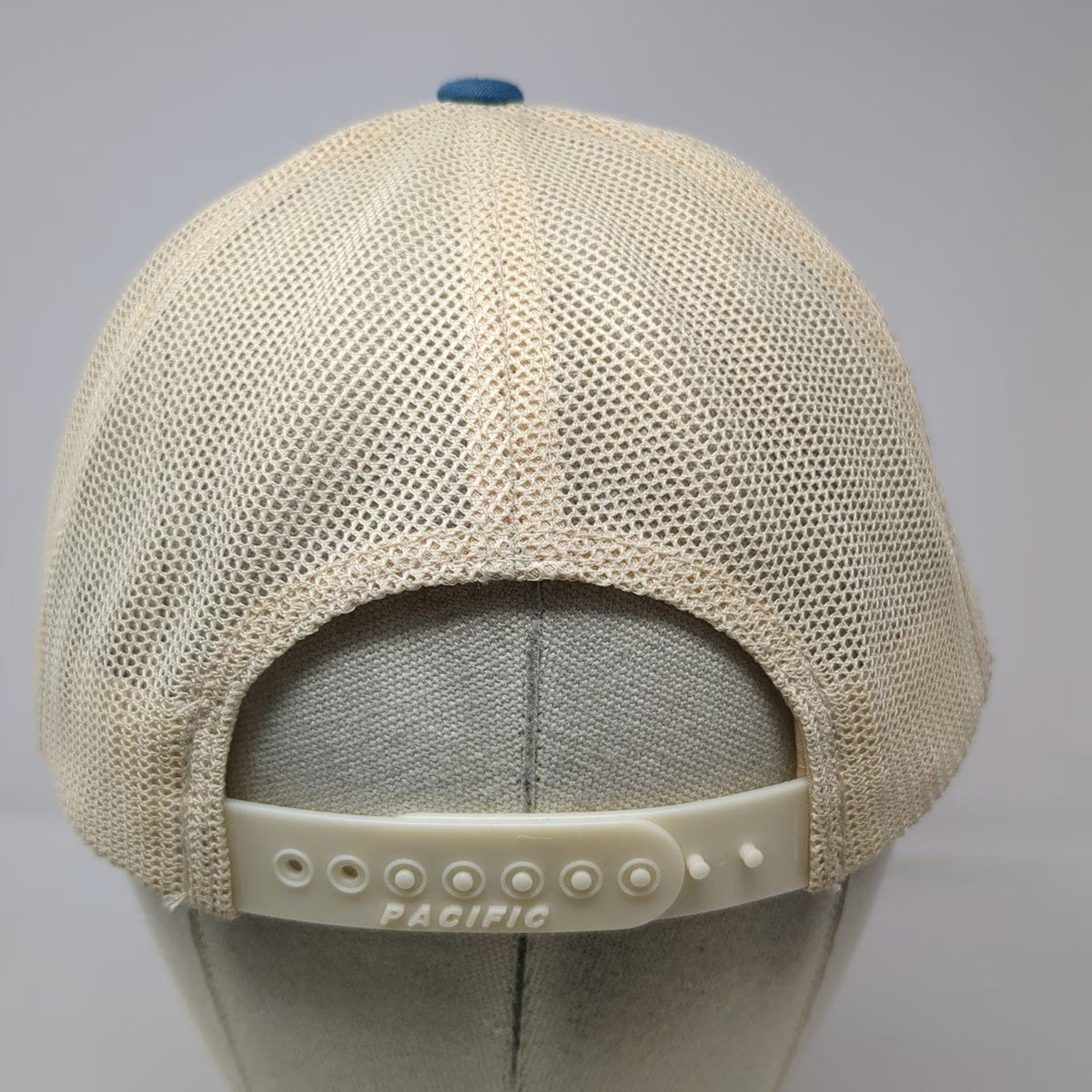 Pacific Headwear Gray Trucker Hat One Size Saltwater Born Siesta Key Shell Mesh
