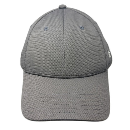 Under Armour Baseball Cap Gray XL Fitted Mesh Performance Athletic Workout Hat