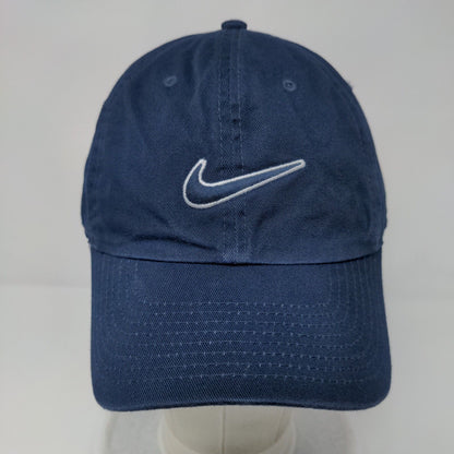 Nike Slideback Hat Blue OSFM Adjustable Embroidered Swoosh Logo Heritage86