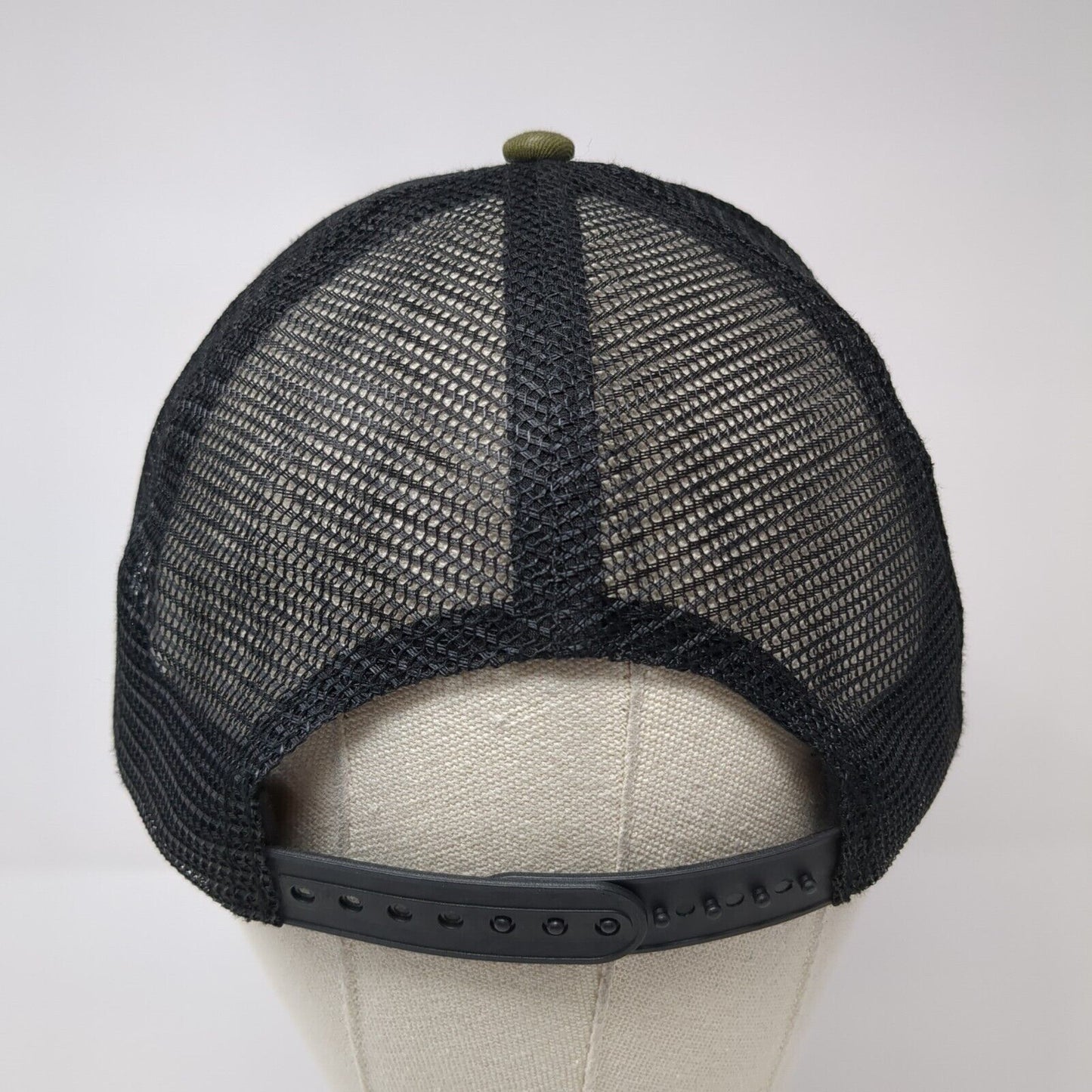 Wrestling Dummy Snapback Trucker Hat Green One Size Adjustable Mesh Back BIG X