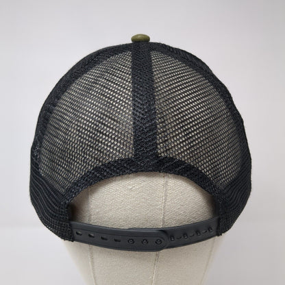 Wrestling Dummy Snapback Trucker Hat Green One Size Adjustable Mesh Back BIG X