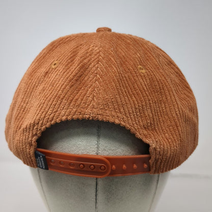 Teton Gravity Research 5 Panel Brown Hat One Size Grateful Dead Bear Corduroy