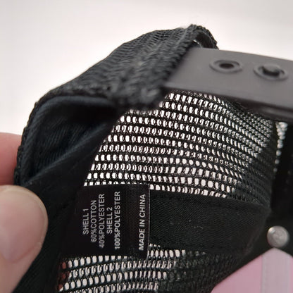 Richardson Snapback Trucker Hat Pink One Size Adjustable Mesh Back 6 Panel