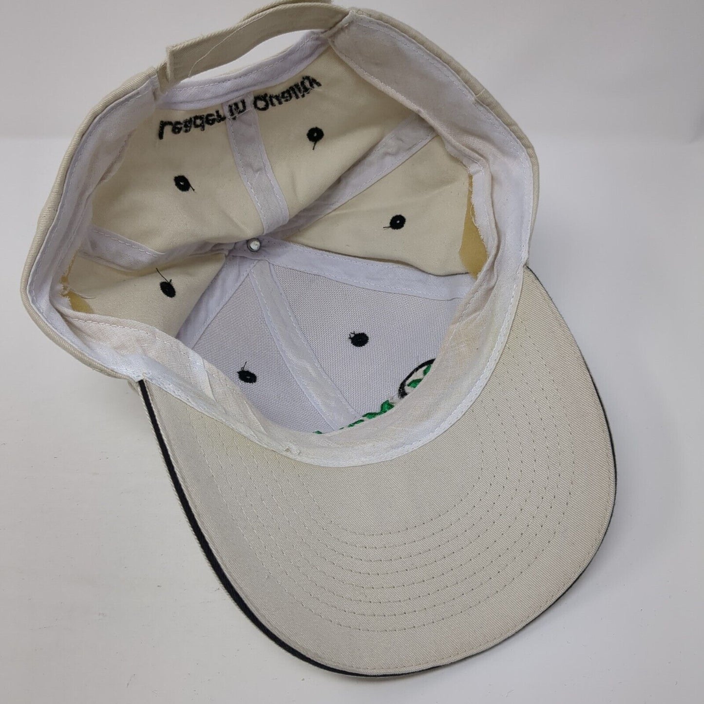 Montana Tractors Leader In Quality Strapback Hat Tan OS Embroidered 6 Panel