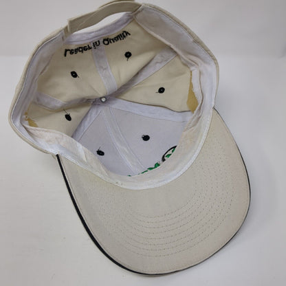 Montana Tractors Leader In Quality Strapback Hat Tan OS Embroidered 6 Panel