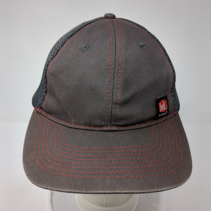 Jack In The Box Strapback Mesh Back Hat Gray One Size Adjustable 6 Panel