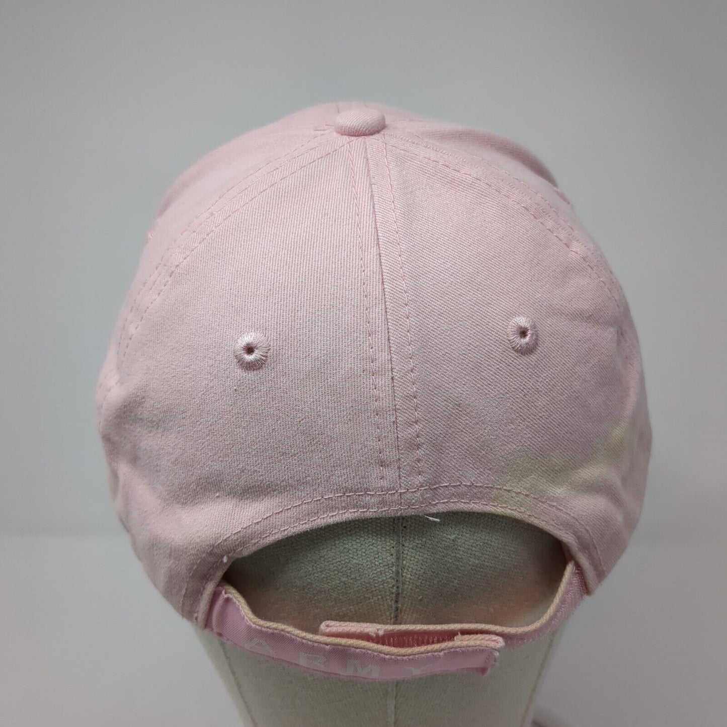 Army Strapback Hat Pink One Size Adjustable Embroidered Rothco 6 Panel