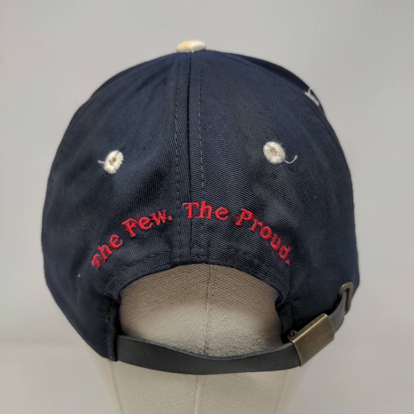 Marines The Few The Proud Slideback Hat Blue OSFA Embroidered Cobra Caps