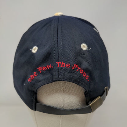 Marines The Few The Proud Slideback Hat Blue OSFA Embroidered Cobra Caps