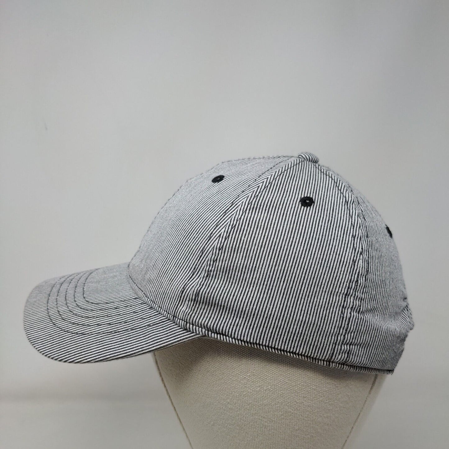 Unbranded Slideback Hat Multicolor OSFM Adjustable Pinstripe Vented Holes