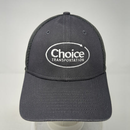 Choice Transportation Fitted Mesh Back Hat Gray S/M New Era Embroidered