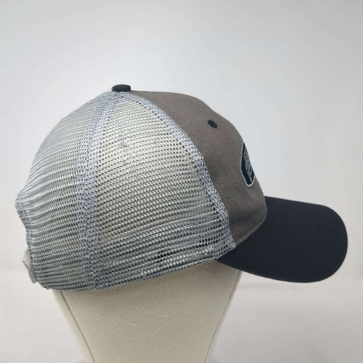 Buck's Bags Baseball Cap Gray Black Silver One Size Western Trailers Truck Hat