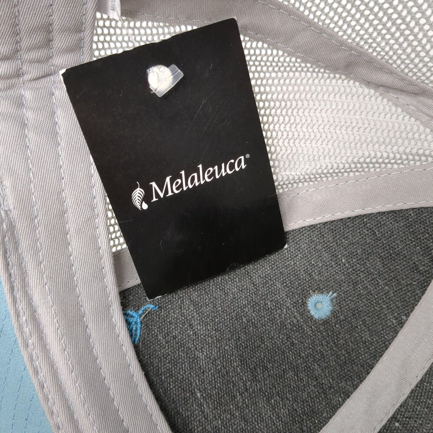 Melaleuca Snapback Mesh Back Trucker Hat Blue M-L Richardson W/Tags
