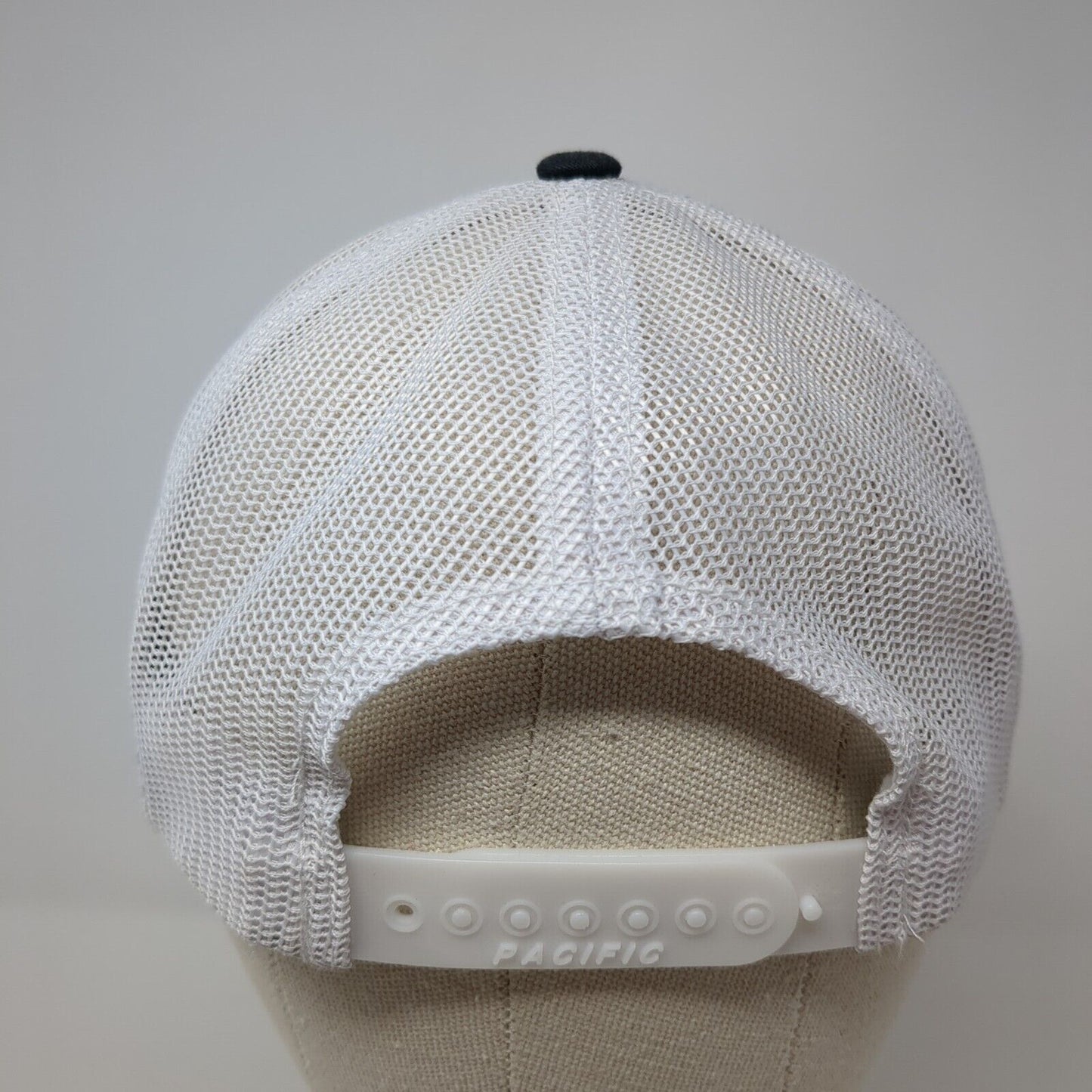 Middleton Snapback Mesh Back Trucker Hat Blue One Size Embroidered