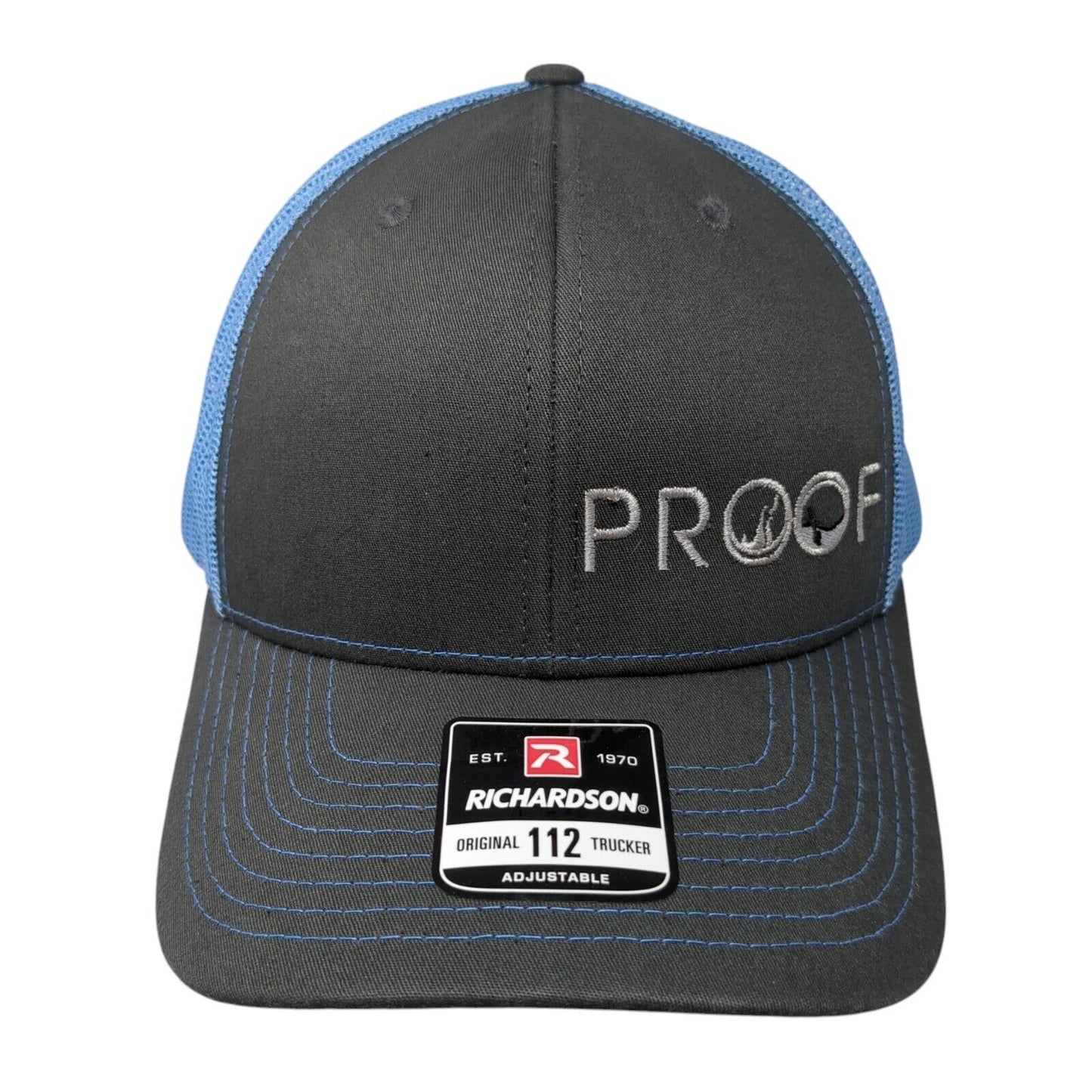 Proof Snapback Mesh Back Trucker Hat Multicolor One Size Richardson
