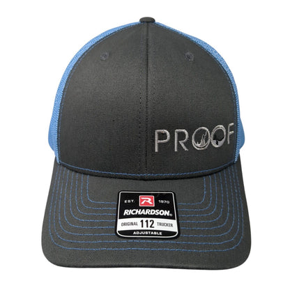 Proof Snapback Mesh Back Trucker Hat Multicolor One Size Richardson