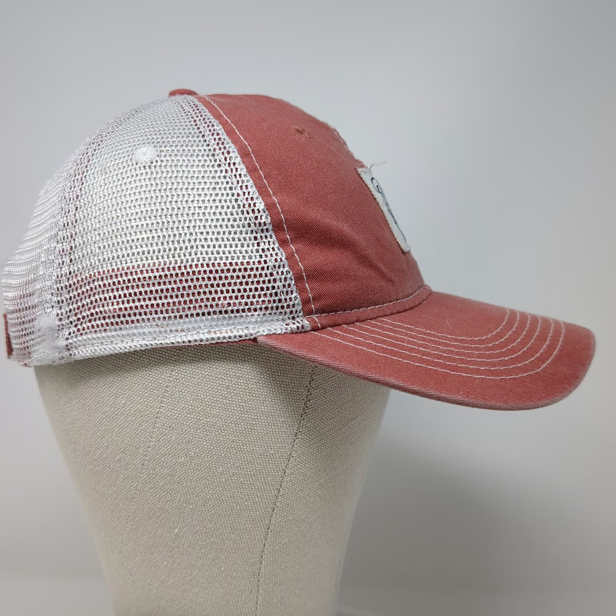 Ahead Baseball Cap Pink One Size Mesh Back Strapback Mermaid Mattapoisett 89 Hat