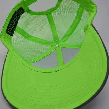 Fahrenheit Baseball Cap Gray Green One Size Trout Unlimited Sun Valley Hat Mesh