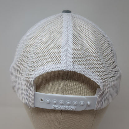 Richardson Snapback Mesh Back Trucker Hat Multi One Size Embroidered