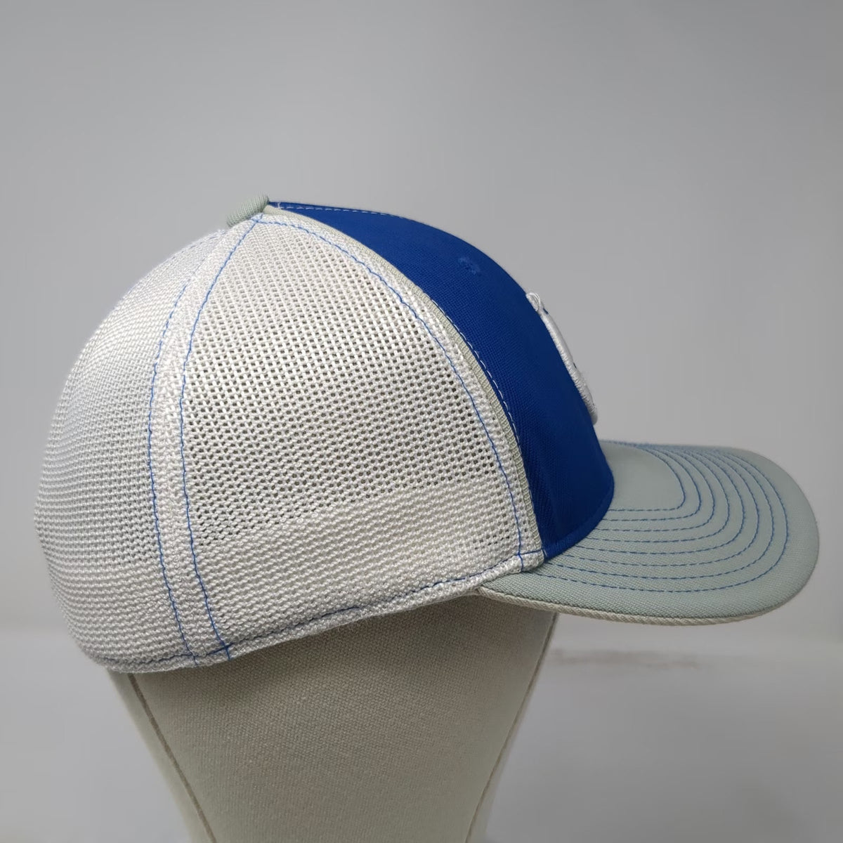 Reebok NFL Indianapolis Colts Cap Hat Blue White Gray One Size Mesh Sideline