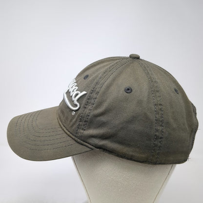 Dog is Good Baseball Cap Green One Size Embroidered Script Logo Strapback Hat