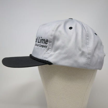 ATT Gray Black 5 Panel Hat One Size Chemical Lime Lhoist Group Snapback Rope