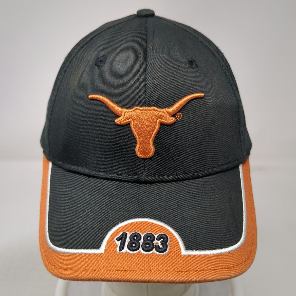 Starter Texas Longhorns NCAA Black One Size 1883 Contrast Brim Strapback Hat