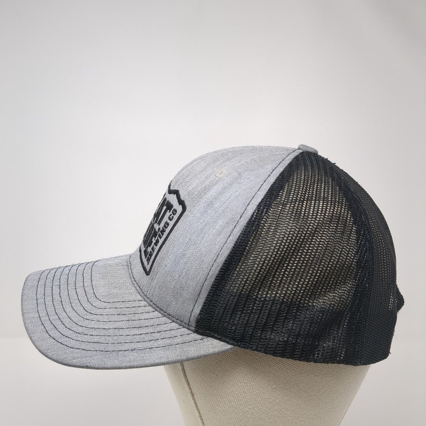 Great Divide Brewing Co Snapback Trucker Hat Gray One Size Mesh Back