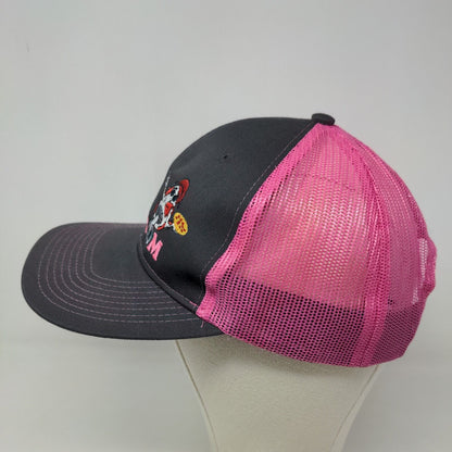 Port Authority Women's Snapback Mesh Back Hat Multicolor Mad Mushroom Logo