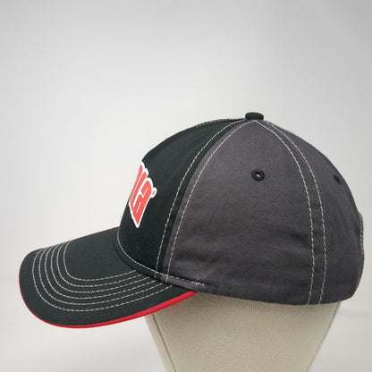Rapala 5 Panel Black Hat One Size Embroidered Logo Adjustable Fishing Lure Cap