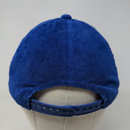 Old Navy Boy's Snapback Hat Blue Size OS Embroidered Awesome Logo Corduroy