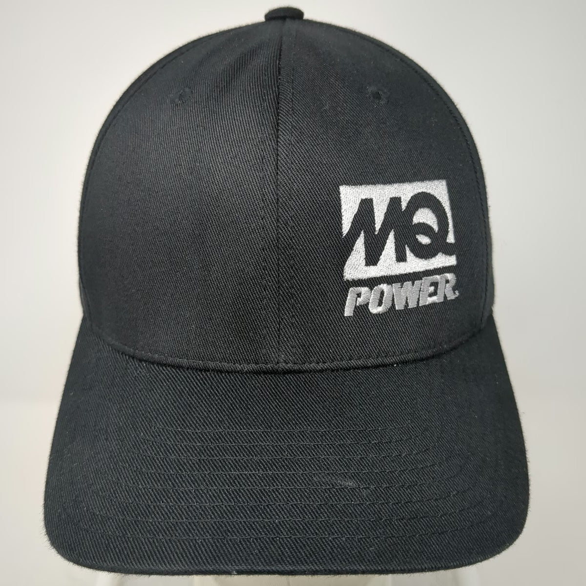 Port Authority Baseball Cap Black XL MQ Power Flexfit Stretch Fit Hat Logo