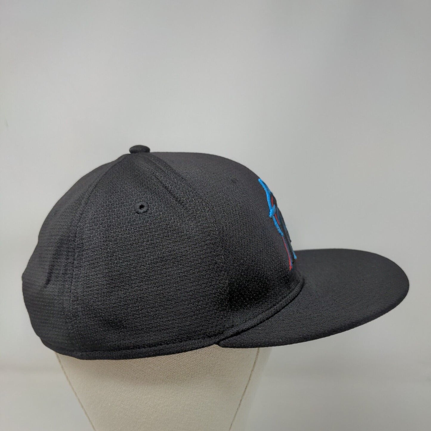 Florida Marlins Strapback Hat Black OSFM Embroidered Logo OC Sports MLB
