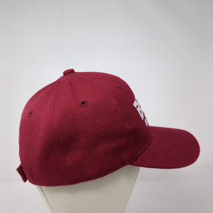 Bebo #aBEBOquesi Strapback Hat Red One Size Adjustable 6 Panel Polyester