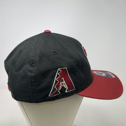 Arizona Diamondbacks MLB '47 Snapback Hat Black Red One Size Flat Brim Captain