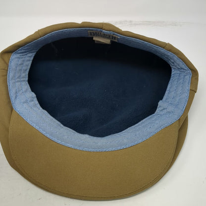 Duluth Trading Co Newsboy Cap Brown XL Fitted Fleece Lined Cotton Spandex Hat