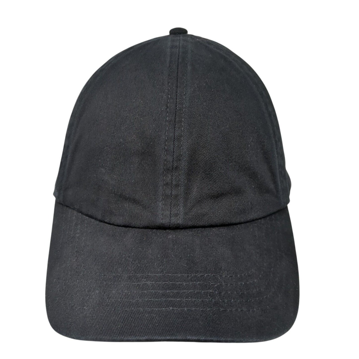 Unbranded Slideback Hat Black One Size Solid Adjustable Outdoor Blank