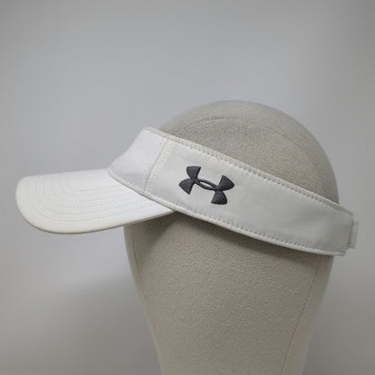 Under Armour Visor White One Size Purple Softball Logo Strapback Athletic Hat