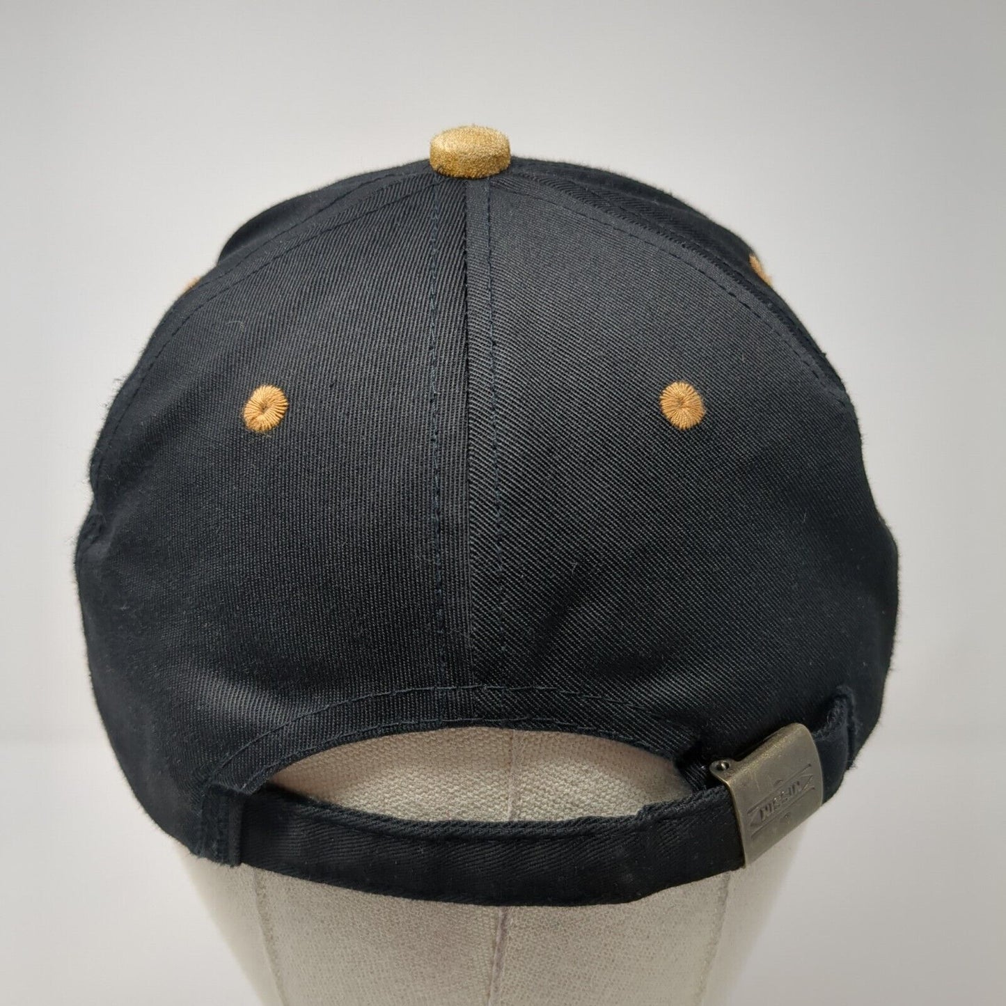 Camp Wilson Bbq Slideback Hat Black OS Adjustable Embroidered 6 Panel Nissin