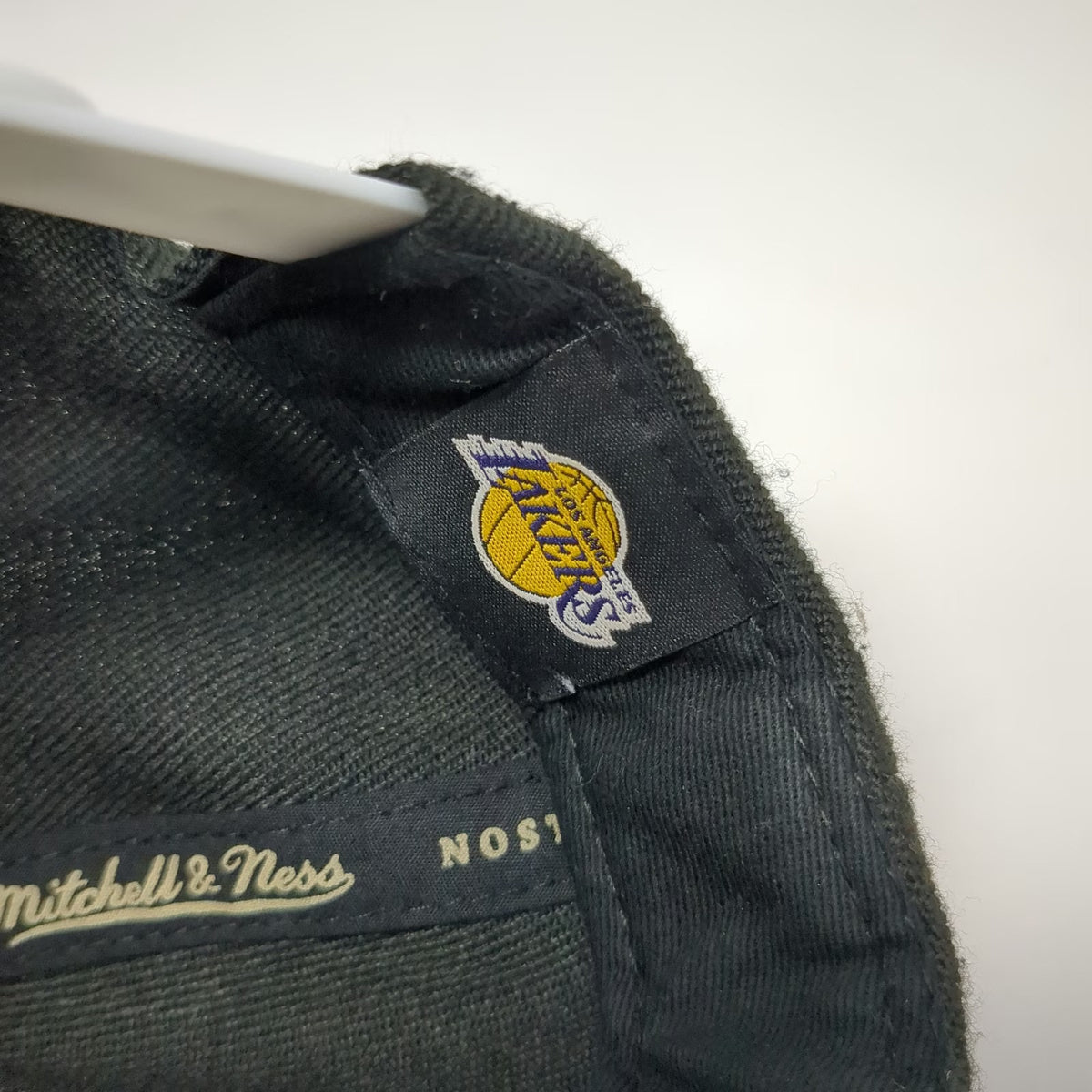 Mitchell & Ness Los Angeles Lakers NBA Snapback Hat Black White Blue One Size OS