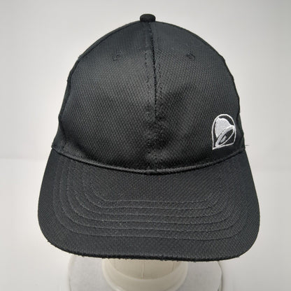Taco Bell Snapback Hat Black One Size Adjustable Embroidered 6 Panel