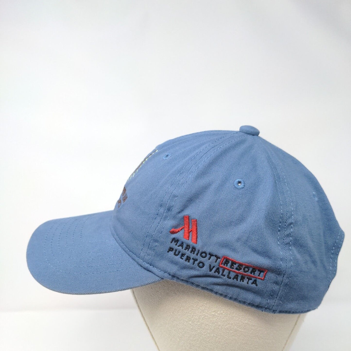 International Pro Ams Puerto Vallarta Slideback Hat Blue OS Adjustable Explosion