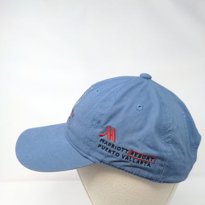 International Pro Ams Puerto Vallarta Slideback Hat Blue OS Adjustable Explosion