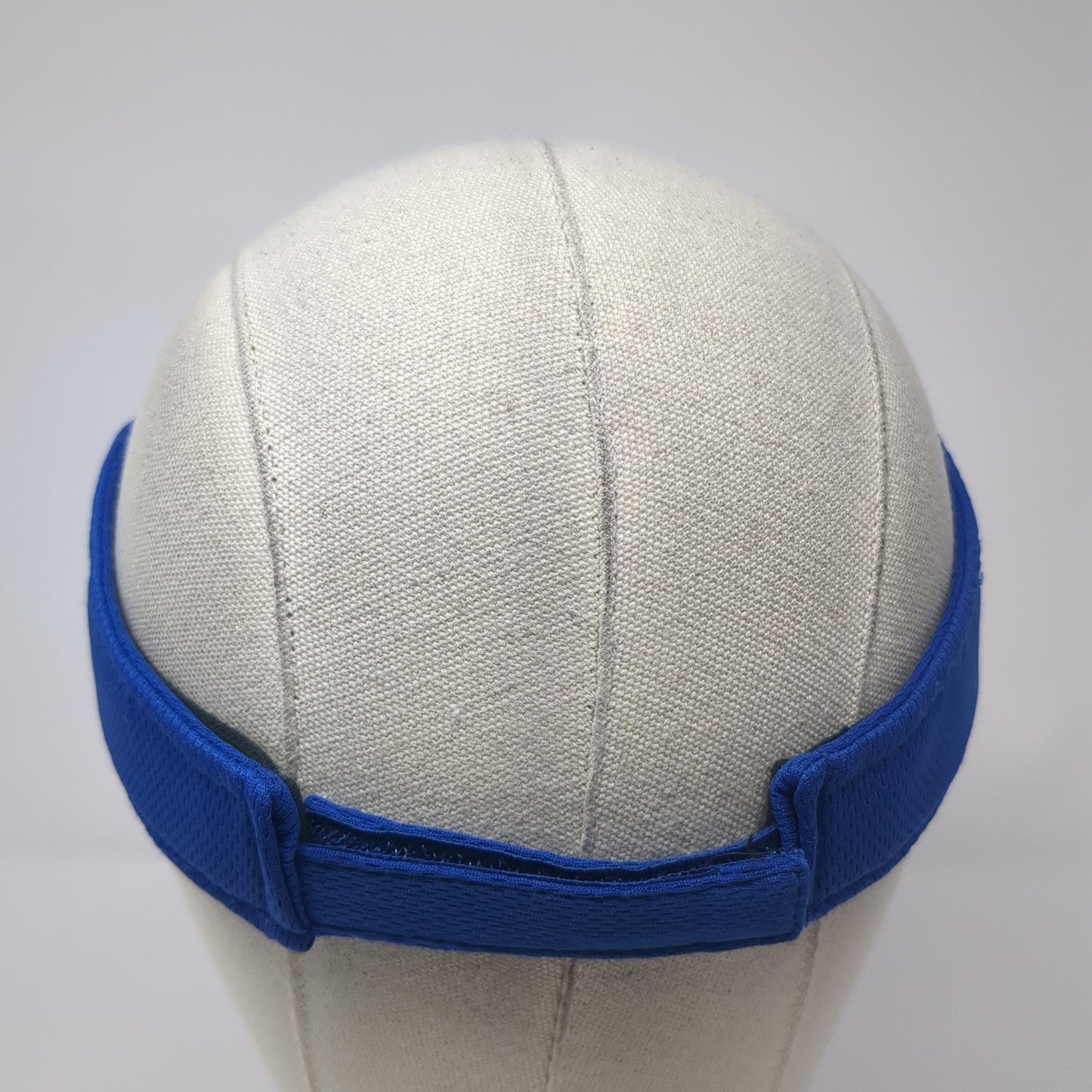 Unbranded Strapback Sun Visor Hat Blue OS Adjustable Lightweight Embroidered