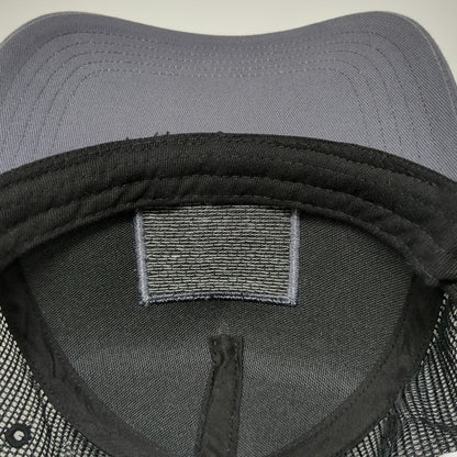 Leatt Trucker Hat Gray One Size Mesh Back Snapback Mountain Sunset Patch Hat