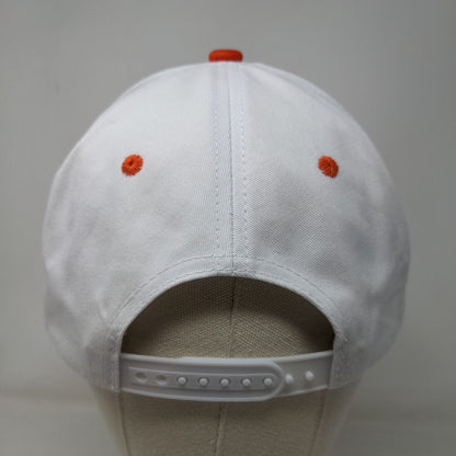 Eli Lilly Men's Snapback Hat White Tap The Cap #35 Embroidered Logo Adjustable