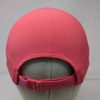 Lululemon Baseball Cap Pink S/M Performance Running Strapback Reflective Hat