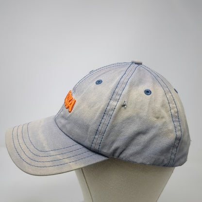 HOKA Baseball Cap Blue Orange One Size Adjustable Embroidered Cotton Logo Hat